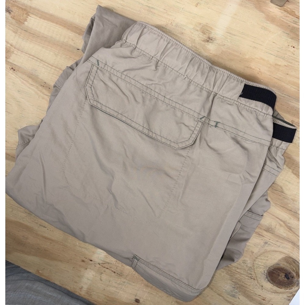 REI Men's Convertible Cargo Pants XXL 2XL 32" Tactical Tan Khaki Nylon Ripstop‎